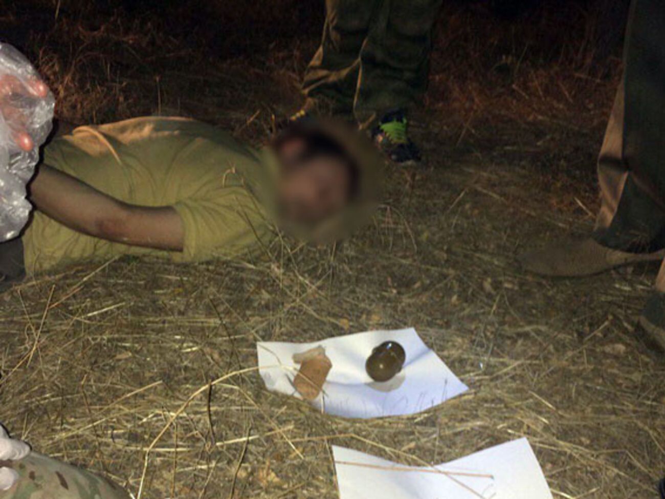 У преступника изъяли гранату и взрывчатку