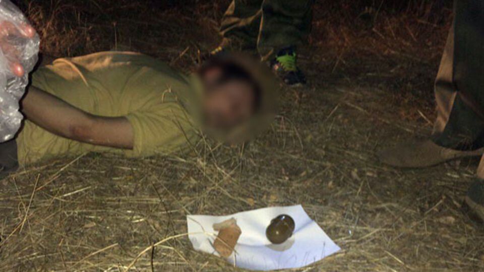 У преступника изъяли гранату и взрывчатку