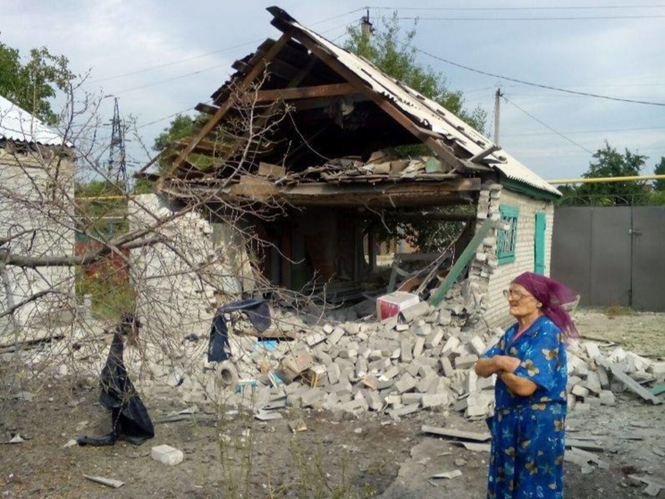 Последствия обстрела Авдеевки боевиками