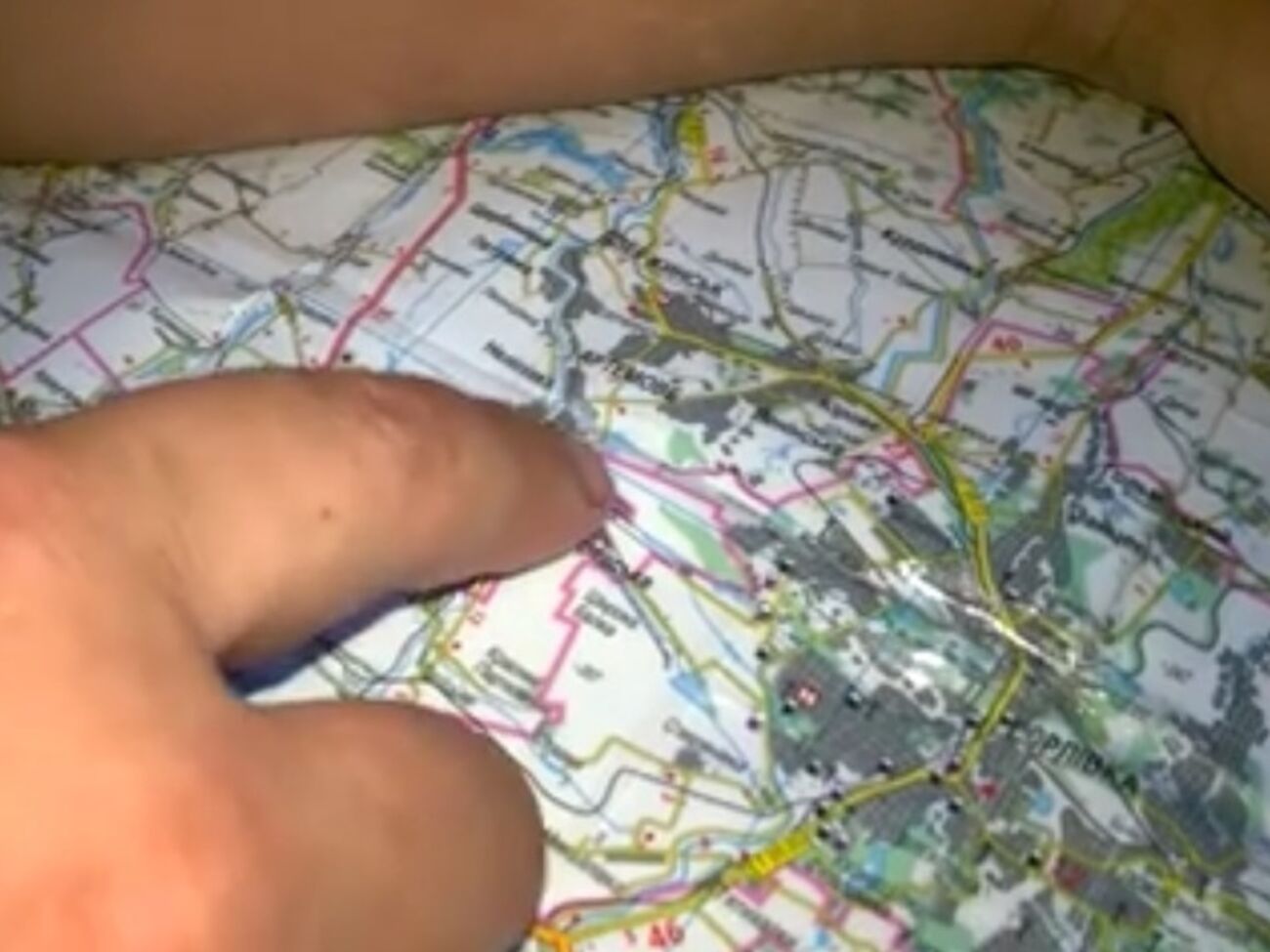 Задержанный таксист показал, какими путями объезжал украинские блокпосты