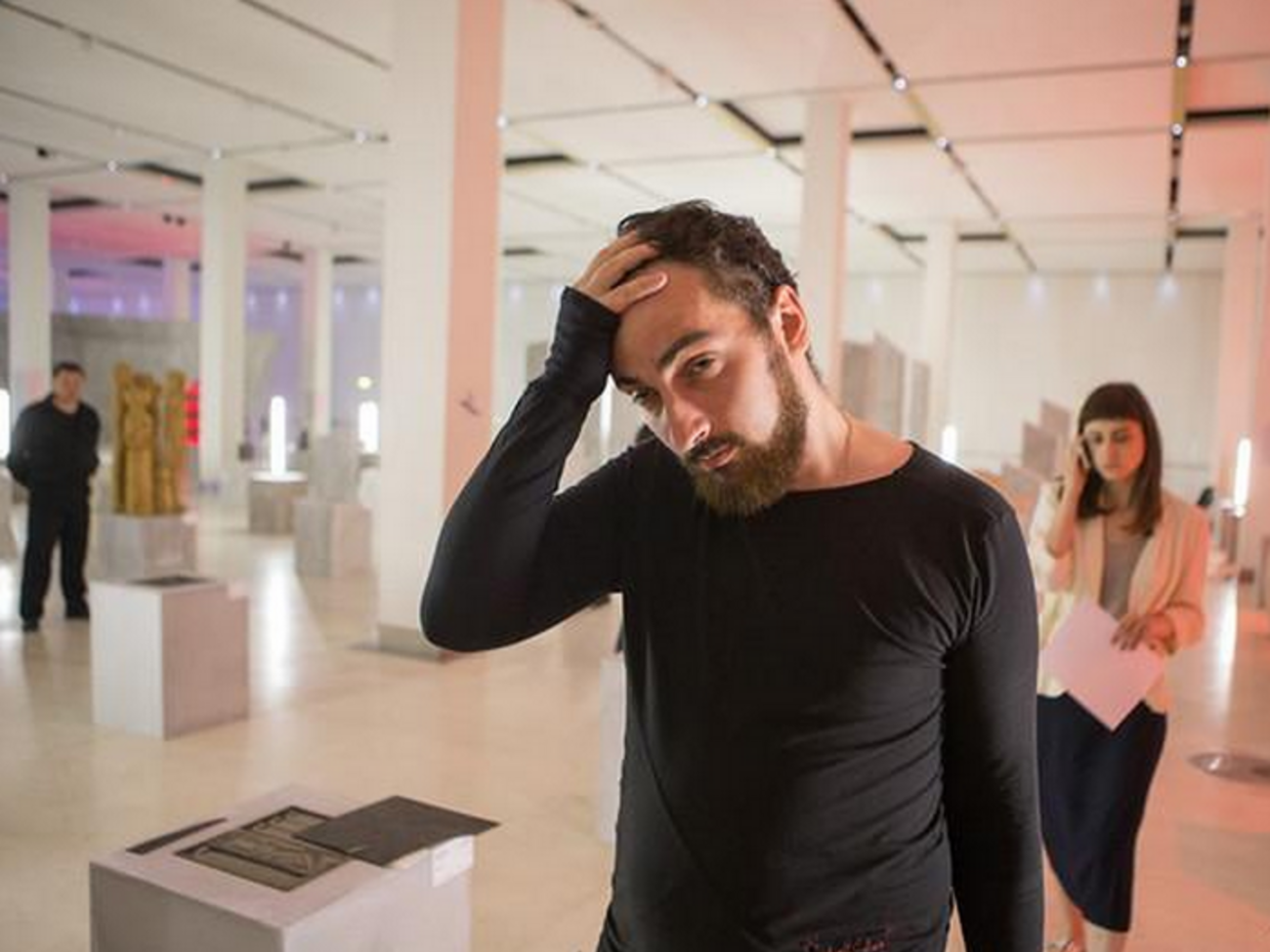 Лидер "Божьей воли" Дмитрий Энтео на "богохульной" выставке