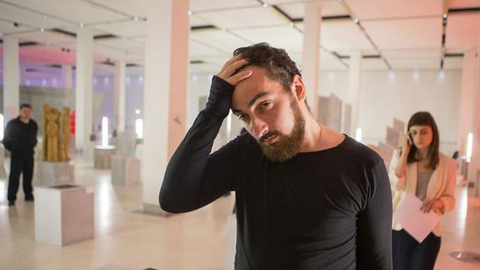 Лидер "Божьей воли" Дмитрий Энтео на "богохульной" выставке