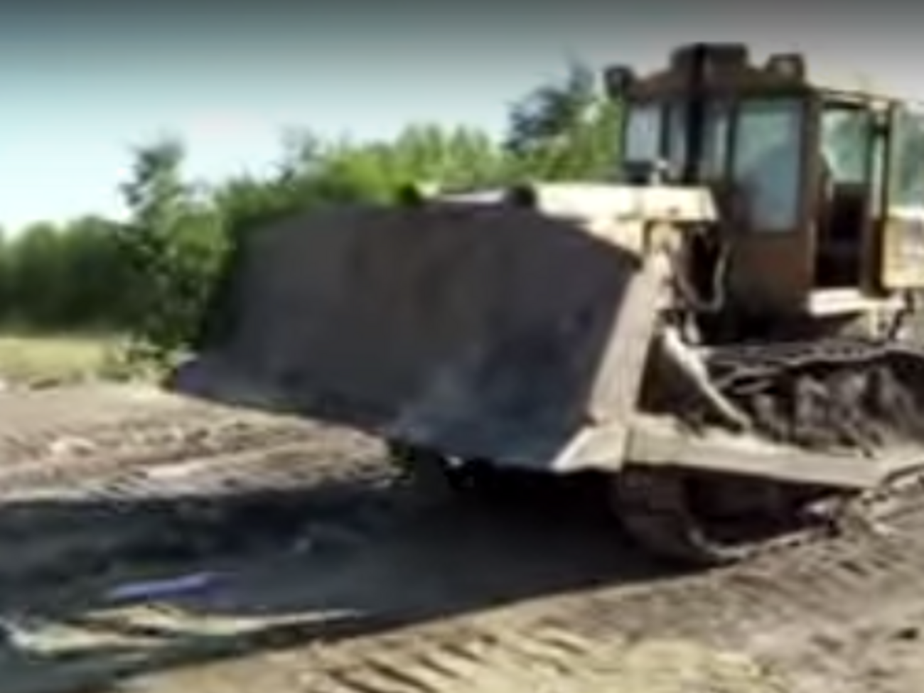 Для уничтожения трех гусиных тушек понадобился бульдозер
