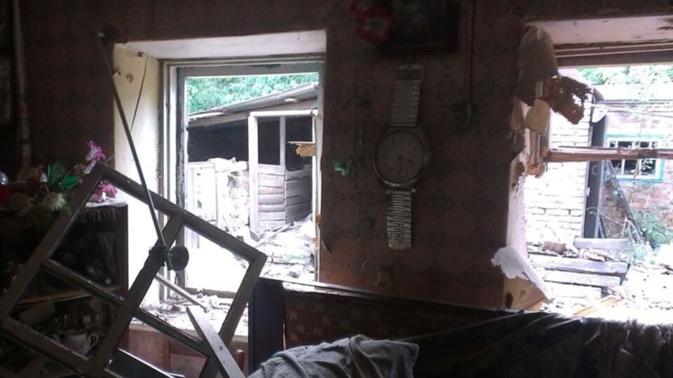 Последствия обстрелов боевиков