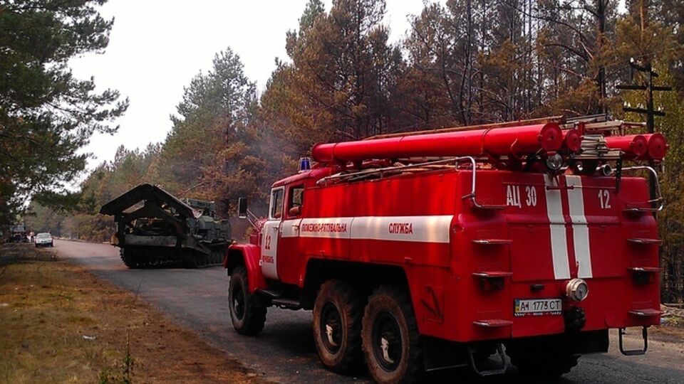 Пожар в Чернобыльской пуще локализован