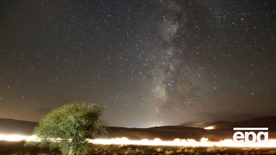 В этом году метеорный дождь был особо хорошо виден