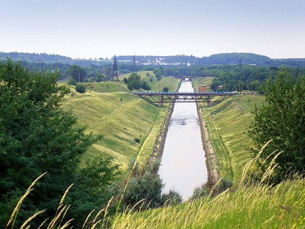 Рукотворный канал Северский Донец – Донбасс снабжает водой большую часть Донецкой области