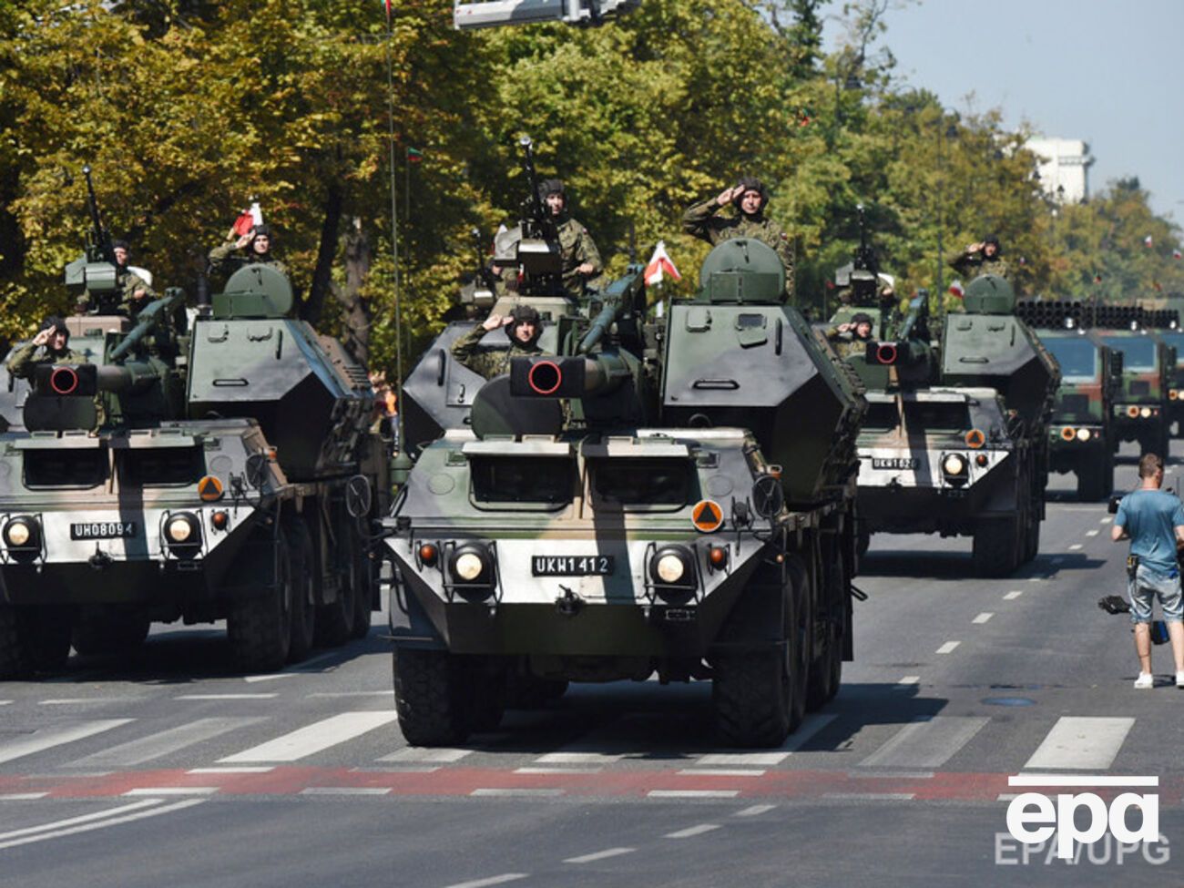 В Варшаве прошел военный парад по случаю празднования Дня Войска Польского и 95-й годовщины Варшавской битвы