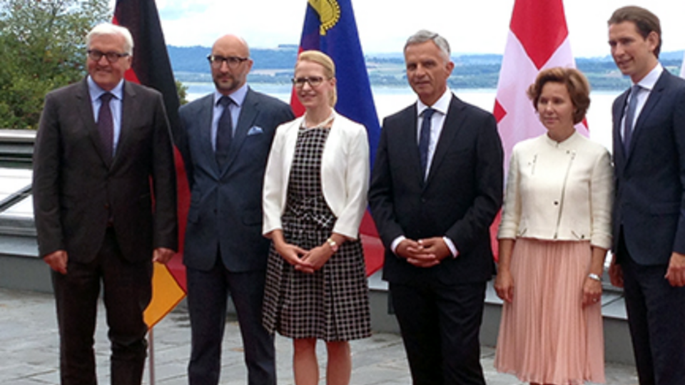 Встреча министров иностранных дел немецкоговорящих стран Европы в Швейцарии