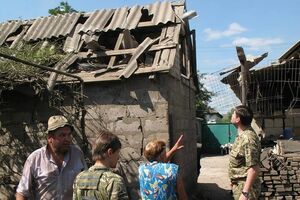 В результате обстрела села Лоскутовка подконтрольная боевикам территория Луганской области осталась без воды