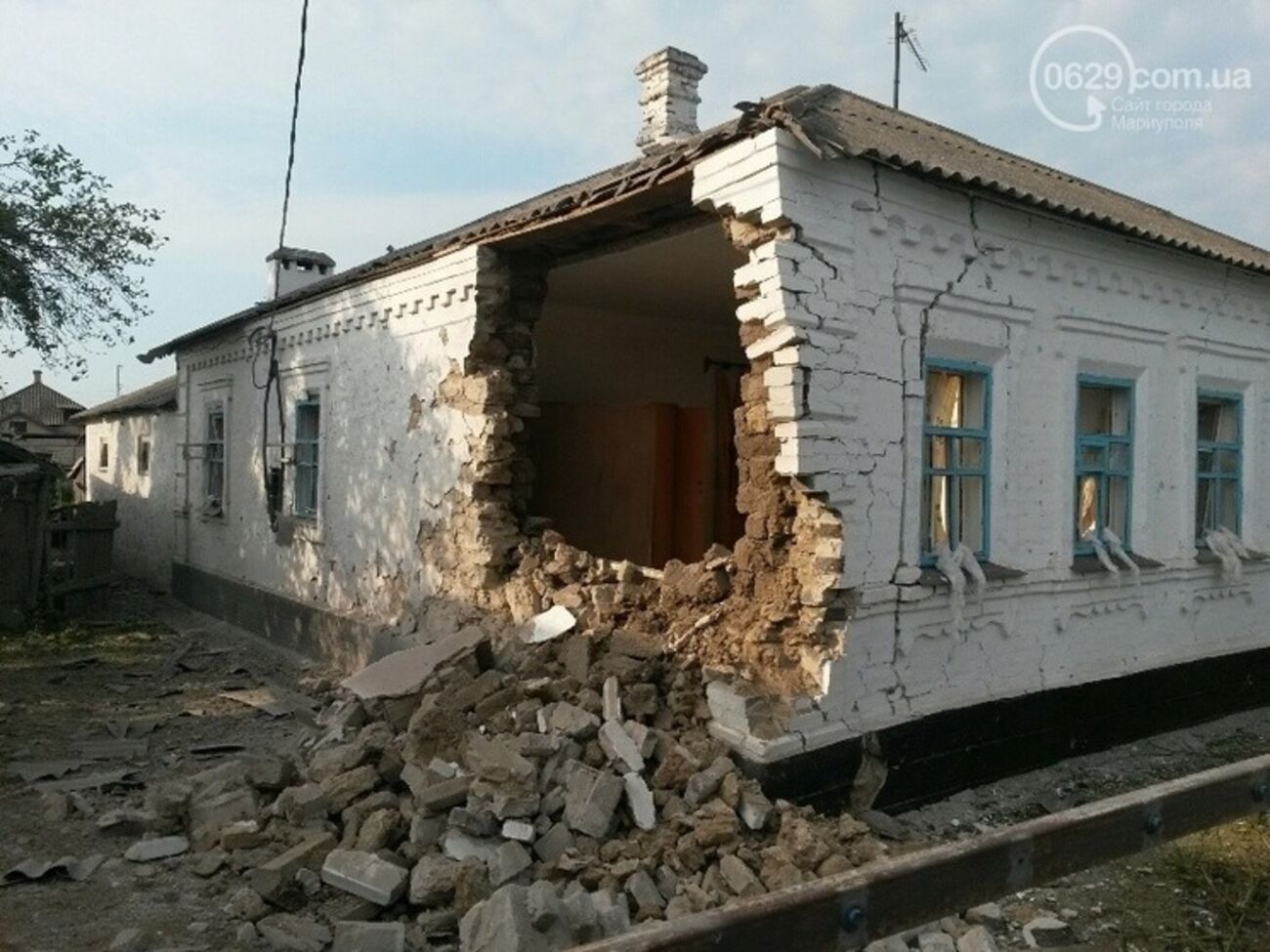 СММ &nbsp;ОБСЕ увидела в Сартане&nbsp;25 поврежденных домов