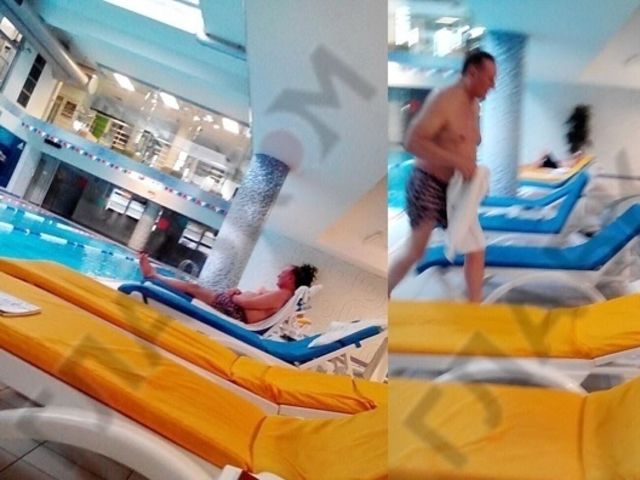 Ефремова удалось заснять во время посещения спортивного клуба