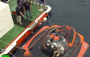 Владимир Путин в батискафе осмотрел останки византийского судна, затонувшего недалеко от входа в Балаклавскую бухту Севастополя