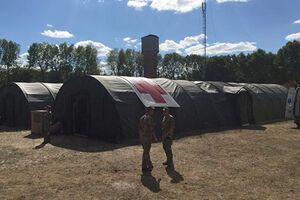 Госпиталь рассчитан на оказание медицинской помощи 3 тыс. военных
