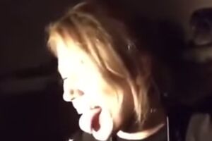 Мария Катасонова во время записи ролика