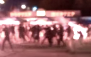 В Киеве подрались фанаты "Динамо" и польской "Легии". Видео