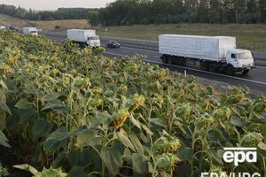 В Украину следует более 100 грузовиков