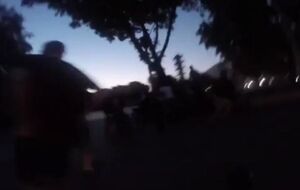 Драка украинских и польских фанатов во Львове