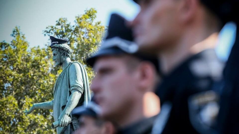 В Одессе приняла присягу новая патрульная полиция. Фоторепортаж