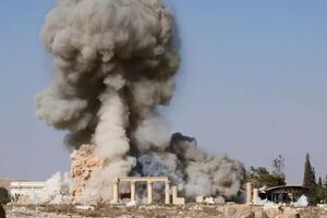 Боевики ИГИЛ опубликовали кадры взрыва храма Баалшамина в Пальмире. Фоторепортаж