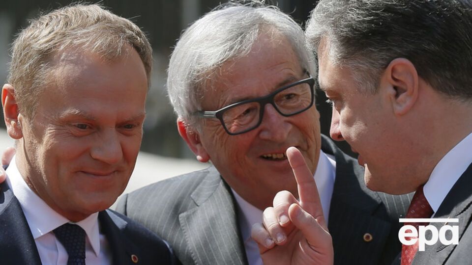 Порошенко встретится с Туском и Юнкером