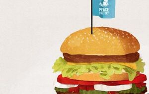 Бургер планируется продавать в День мира