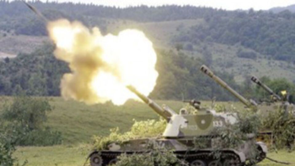 При обстреле Богдановки боевики одновременно применяли и САУ 152 мм, и 81 мм минометы