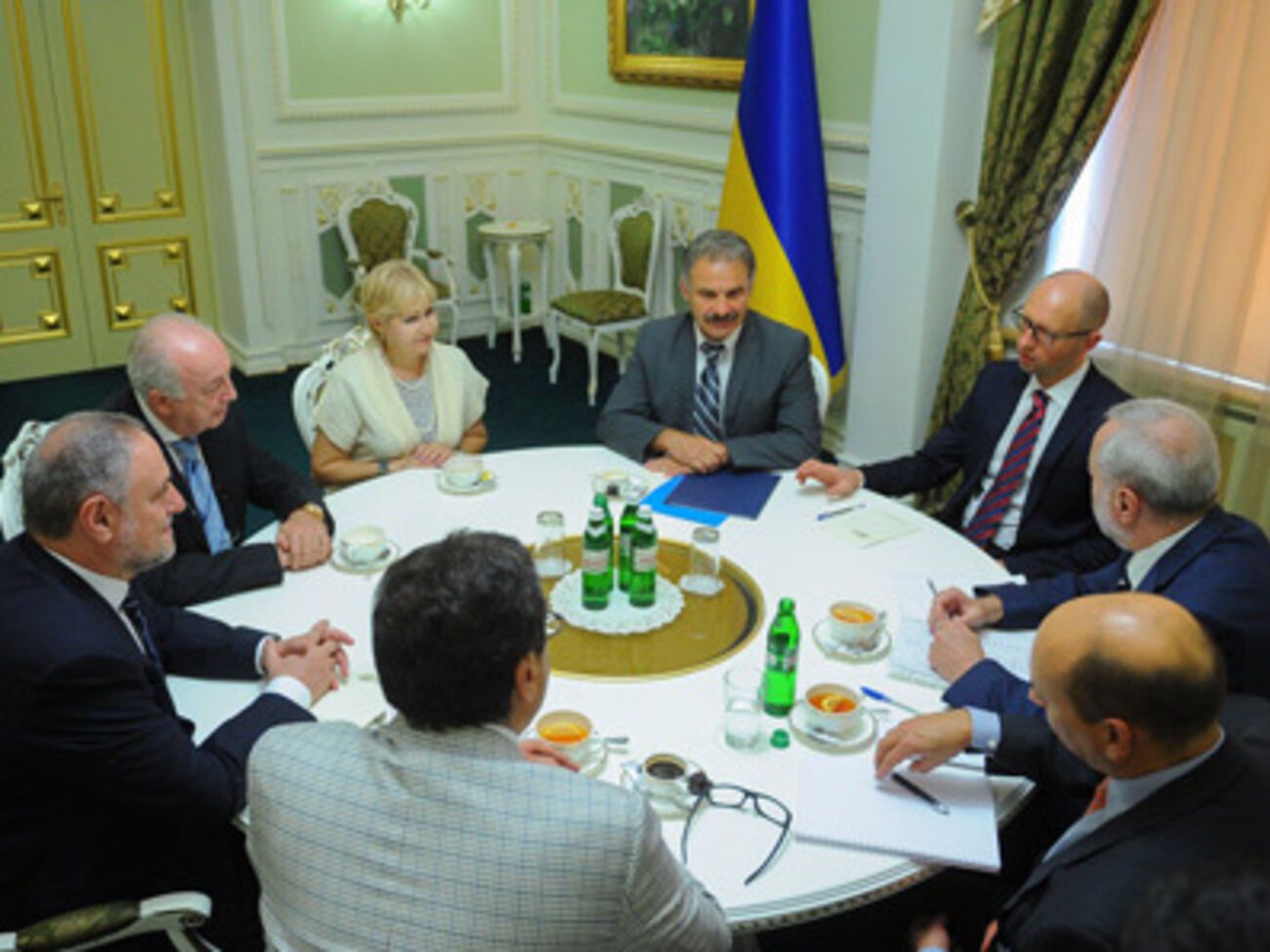 Премьер-министр Арсений Яценюк встретился с делегацией Всемирного Еврейского Конгресса