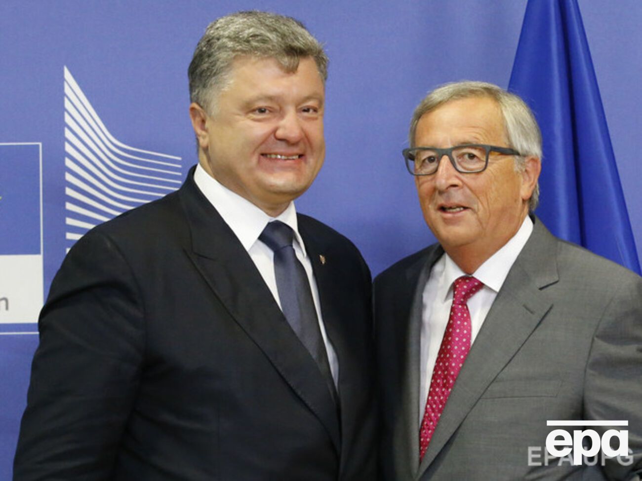 Порошенко встретился в Брюсселе с Юнкером