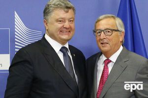Порошенко встретился в Брюсселе с Юнкером