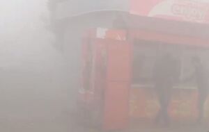 Так выглядел Киев в октябре 2014 года, когда горели торфяники возле Ирпеня и Гостомеля