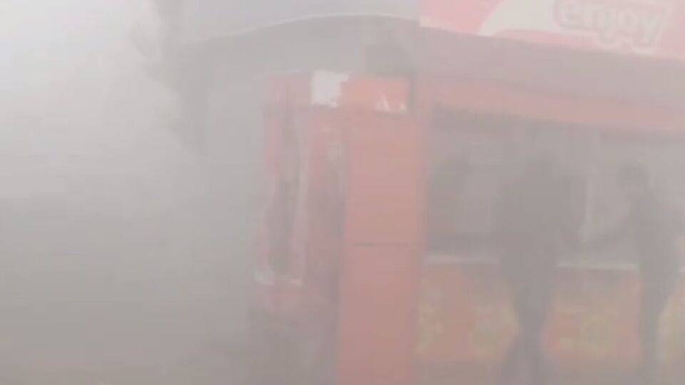 Так выглядел Киев в октябре 2014 года, когда горели торфяники возле Ирпеня и Гостомеля