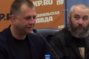 Александр Бородай (слева) заявил, что на Донбассе находятся от 30 до 50 тысяч российских добровольцев