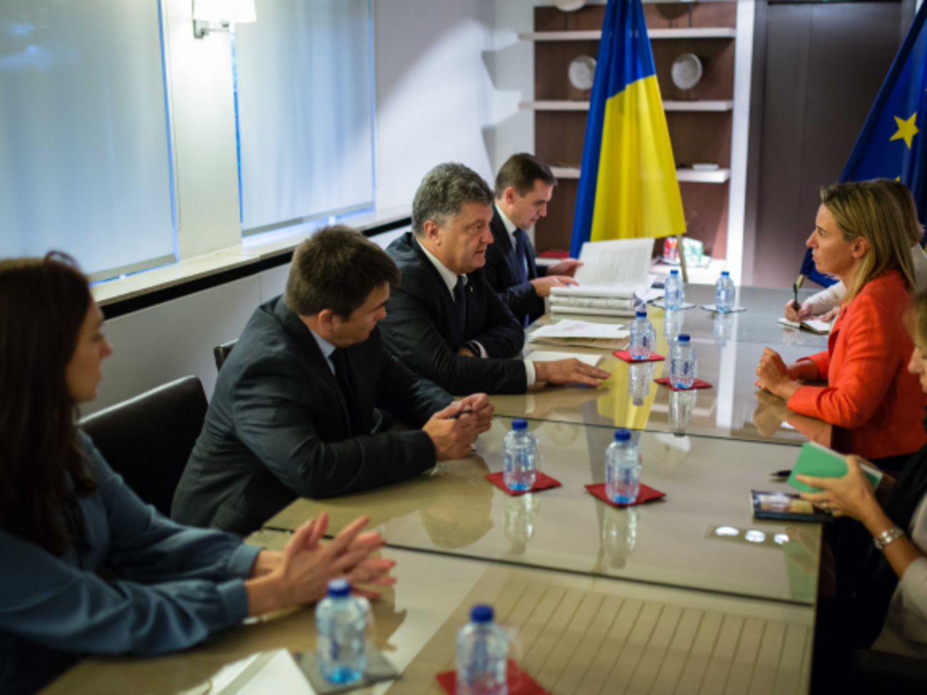 Петр Порошенко встретился с Федерикой Могерини