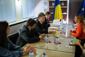 Петр Порошенко встретился с Федерикой Могерини