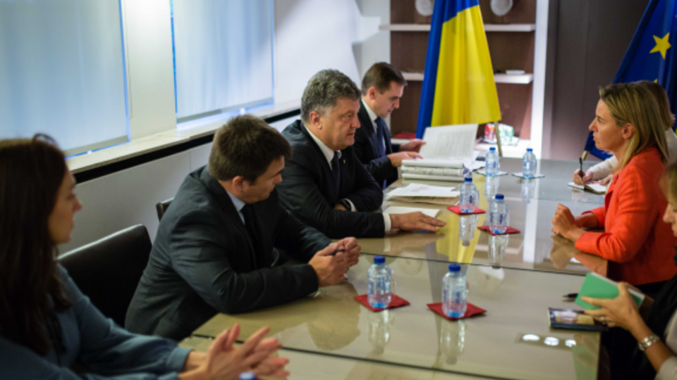 Петр Порошенко встретился с Федерикой Могерини
