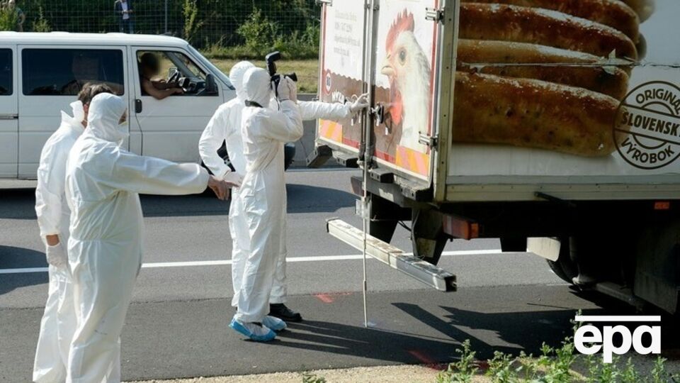 Грузовик с телами мигрантов был обнаружен на шоссе, которое связывает Вену с венгерской границей