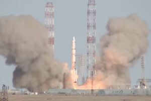В Роскосмосе заявили, что старт ракеты прошел в штатном режиме