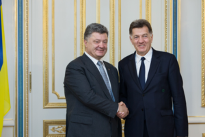 Порошенко провел встречу с литовским премьером