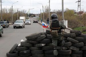 По данным СБУ, задержанный боевик дежурил на блокпостах во время оккупации Славянска террористами
