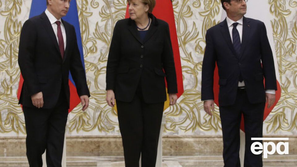 Путин, Меркель и Олланд провели телефонные переговоры, посвященные Украине