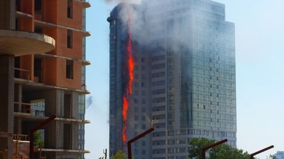 Госархстройинспекция организовала комиссию в связи с пожаром в Одессе