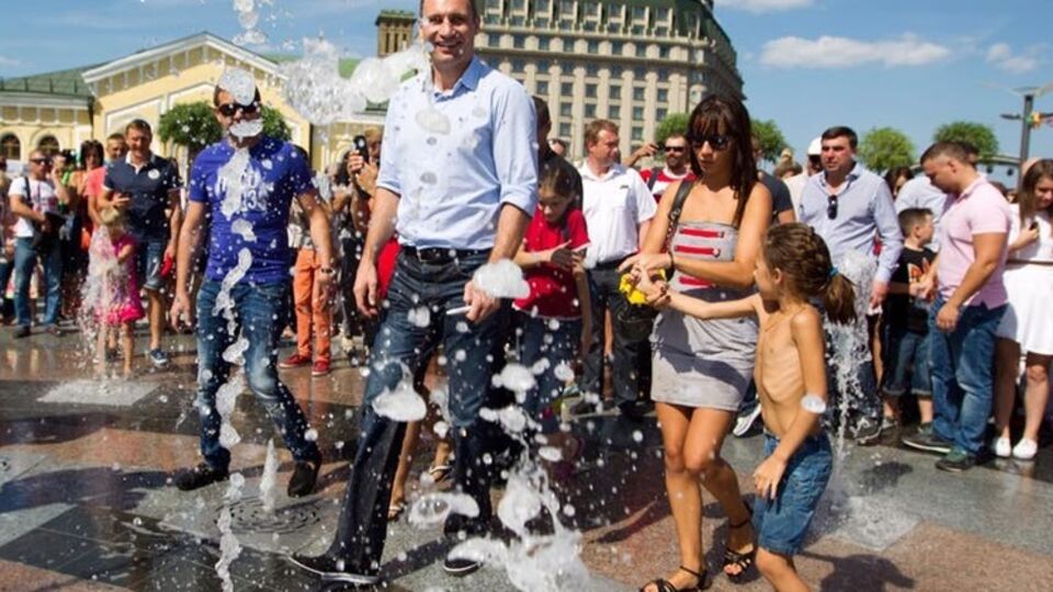 Кличко побывал на Почтовой площади