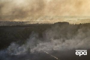 В Киевской области продолжают гореть торфяники