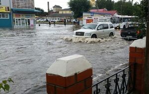 Паводок накрыл Уссурийск