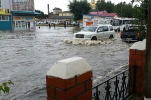 Паводок накрыл Уссурийск