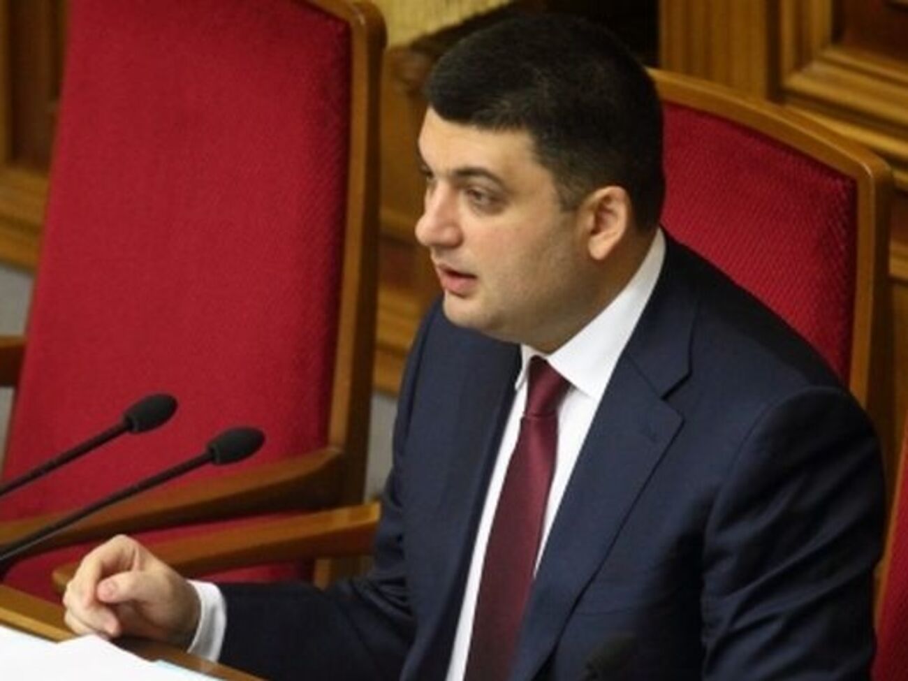 Грйосман призывает принять документ в первом чтении