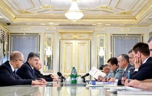 Заседание военного кабинета в Администрации Президента