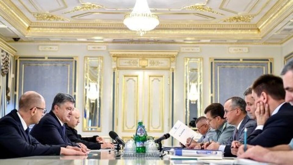 Заседание военного кабинета в Администрации Президента