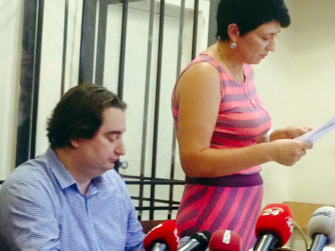 Экс-главред и директор газеты "Вести" Игорь Гужва во время судебного заседания